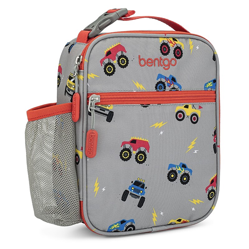 bentgo Kids Insulated Lunch Tote, Trucks (BGKDBG-TKS) image 1