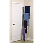 Household Essentials 70" HINGE-IT Clutterbuster Over-Door Family Towel Bar with 4 Swiveling Bars, Silver (HHH12003)~#|#~703614D4-666B-4712-A886701A9697F065_sc7
