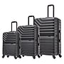 InUSA Aurum 3-Piece Hardside Spinner Luggage Set, TSA Checkpoint Friendly, Black (IUAURSML-BLK)~#|#~7041EC42-6637-4EB2-A4A92524872D06DE_sc7