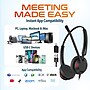 Delton 62Y MS Teams Noise-Canceling On-Ear Computer Headset with 3-Mics, USB Type-A & Type C, Black (DHS62Y)~#|#~704F9801-C126-4382-BF04F2A3D7260EDE_sc7