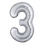 Party City (Air-Filled) 16" "#3" Foil Balloon, Silver, 2/Pack (AM60050251-18)~#|#~704FA044-AB87-4D0F-81677E11AA5E97DB_sc7