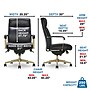 La-Z-Boy Melrose Ergonomic Bonded Leather Swivel Executive Chair, Black (CHR10084A)~#|#~7058ACF6-8A84-47A7-8948CA3BD9A7E967_sc7