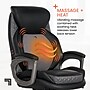 Sharper Image S-600 Active Lumbar Heated Ergonomic Bonded Leather Swivel Executive Massage Chair, Black (60098-BLK)~#|#~705D87C3-F3EF-438D-90DD48E0CC1B5F6D_sc7