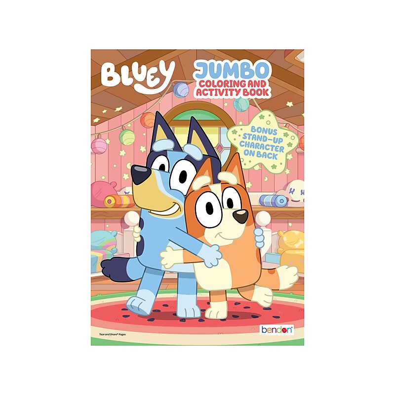 bendon Bluey Jumbo Coloring & Activity Book (963350) image 1