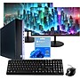 HP EliteDesk Refurbished Desktop Computer with Two 24" Monitors, Intel Core i5-8500, 16GB RAM, 500GB SSD, Windows 11 Pro~#|#~706183F0-1805-4721-9CFA75158049EFB4_sc7