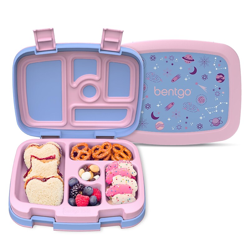 bentgo Kids Bento Box, 5-Compartment, Lavender Galaxy, 19.2 oz. (BGKDPT-GLX) image 1