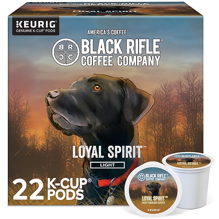 Black Rifle Coffee Company 5000384046 Coffee K-Cups - Loyal Spirit (22/Box)