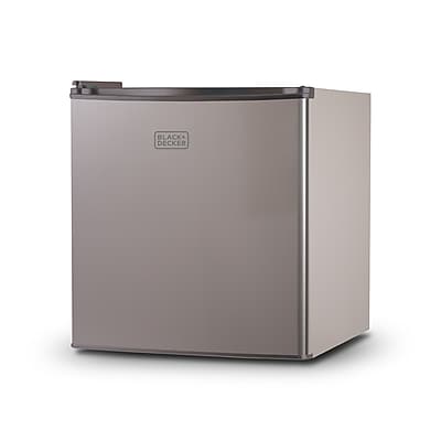 Black & Decker Adjustable Shelves Refrigerators w/Freezer, 1.7 Cu. Ft., Silver (BCRK17V) Simolary simolary.com