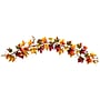 Nearly Natural 6' Autumn Maple Leaf and Berry Fall Garland (W1257)~#|#~707C83BD-DDBB-4B69-9926ACC10CAB25E7_sc7