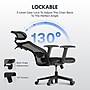 FlexiSpot Ergonomic Mesh Swivel Computer and Desk Chair, Black (C3B-FM)~#|#~708899FC-A95F-40AB-9676C31D26715633_sc7