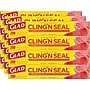 Glad Cling'N Seal Plastic Food Wrap, 200 Sq. Ft., 12/Carton (00020)~#|#~7089A63A-AC80-4E9C-95CE9761FA3EA07D_sc7