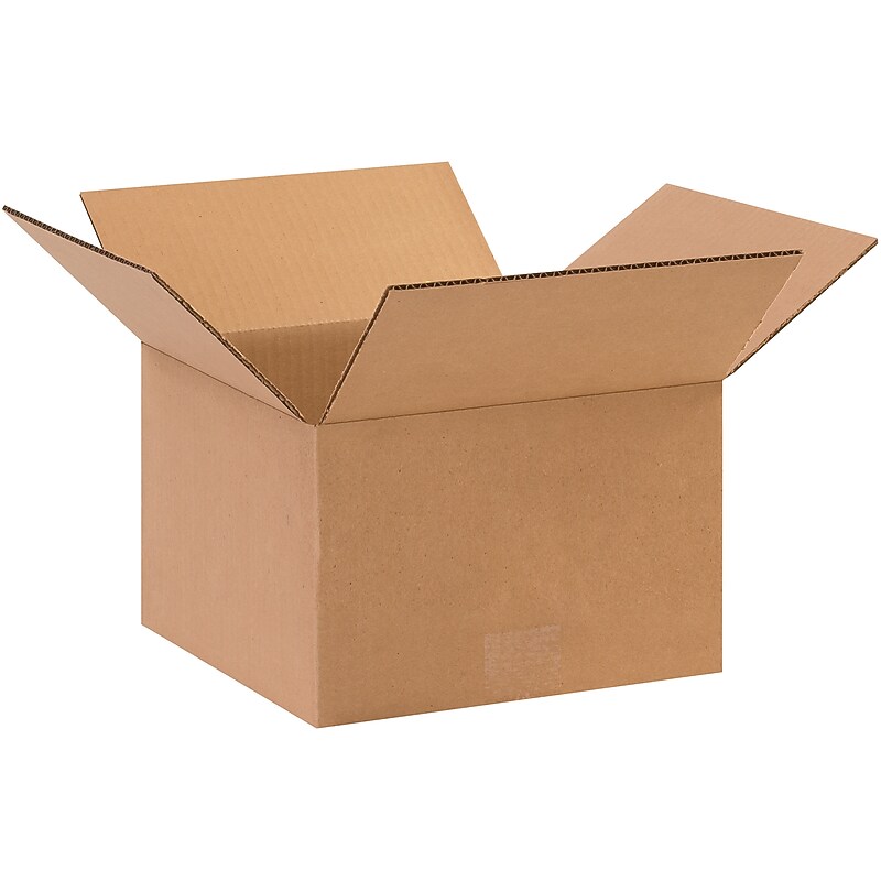 10" x 10" x 6" Shipping Boxes, 32 ECT, 25/Pack (10106) image 1
