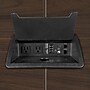 Regency Array 192"W x 48"D Conference Table with Grommet, Neo Walnut/Black (ACT19248NWBK)~#|#~709309B7-5A19-47EE-B1D8CEA1AD049A38_sc7