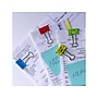 Officemate Smiling Face Small Binder Clips, 0.38" Capacity, Assorted Colors, 42 Clips/Pack (31090)~#|#~7094B00B-B387-485B-9511B38C5875006A_sc7