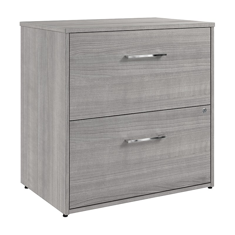 Bush Business Furniture Hustle 2 Drawer Lateral File Cabinet, Platinum Gray (HUF130PG) image 1