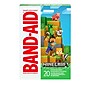 Band-Aid MineCraft Adhesive Bandages, Assorted Sizes, 20 Bandages/Box (1202513)~#|#~709E020F-1697-4B07-ADEFB463F73E51BC_sc7