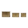 Storied Home Square Decorative Metal Boxes with Hinged Lids, Gold, 3/Pack (DA9978)~#|#~709EE93B-512E-4D72-BC9A0EBD383E6838_sc7