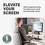Fellowes Standard Adjustable Monitor Riser, Up to 17" Monitor, Platinum (91712)~#|#~70A02271-010A-455C-81D31AF3086A775E_sc7