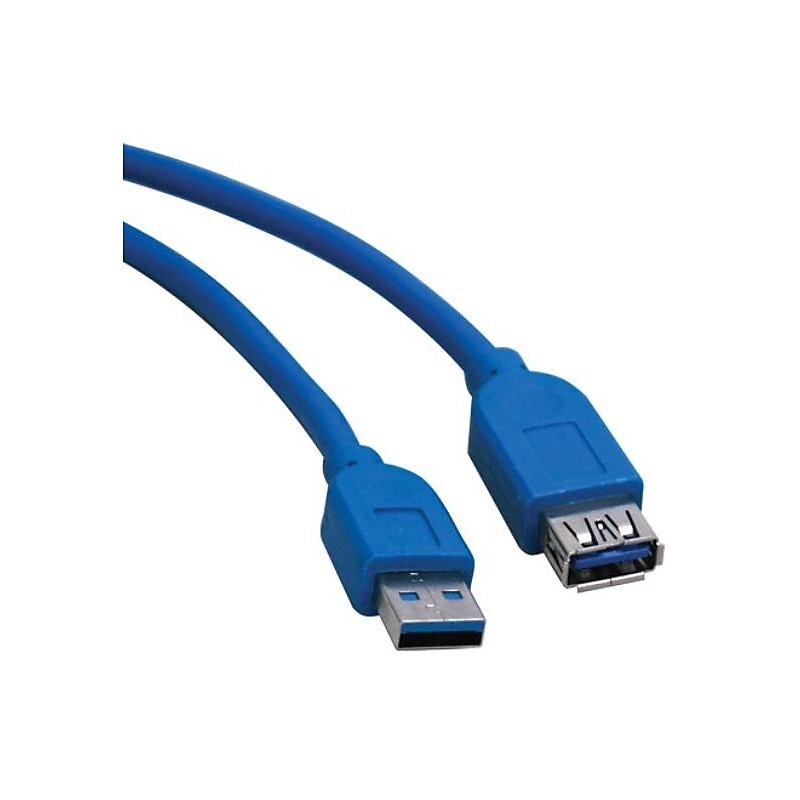 Tripp Lite SuperSpeed Extension 10' USB A to USB A Power Cable, Male to Female, Black (U324-010) image 1