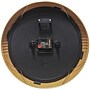 Infinity Instruments Round Retro Saffron Wall Clock, Aluminum, 12" (10940SY-12)~#|#~70A5C99E-1E95-4D92-9E268E6AE3A6CDB4_sc7