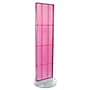 Azar Displays 60”H x16”W Two-Sided Pegboard Floor Display w/ C-Channel Sides on Revolving Round Studio Base, Pink (700788-PNK)~#|#~70A60799-01D7-4224-9BCF025E015AC650_sc7