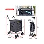 Dbest Cruiser Cart Steel Mobile Folding Utility Cart with Swivel Wheels, Black (01-926)~#|#~70A7678D-E239-4207-90A19C88F6A2583C_sc7