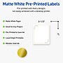 Avery Laser/Inkjet Rectangle Multipurpose Labels, 4" x 3-1/3", White, 40/Pack (S00DN3)~#|#~70B0CFC9-A23C-45E8-A4527C8E63163A96_sc7