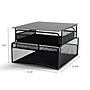 Safco Hanging Metal Desk Organizer, Black (SAF3244BL)~#|#~70B1E49A-4E84-45BB-9B3C5BB68706DA11_sc7