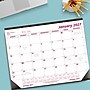 2027 Brownline Classic 22" x 17" Monthly Desk Pad Calendar, White/Burgundy (C1731-27)~#|#~70B27E9D-09A8-44E8-9EA6CB34ADE67102_sc7