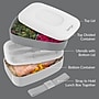 bentgo Classic All-in-One Bento Box, Gray (BENTGO-Y)~#|#~70B4C6F2-54F6-4727-8A21B5DDC5475019_sc7