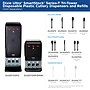Dixie Ultra SmartStock Series-T Plastic Tri-Tower Cutlery Dispenser, Black (DUSSTDSP3)~#|#~70B9F462-2892-41CB-A7B362FA402DD047_sc7