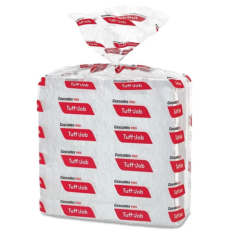 Cascades Cleaning Towels, White, 60 Sheets/Roll, 60 Sheets/Pack, 60 Towels/Pack, 18/Carton (CSDW420) image 1