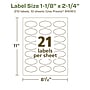 Avery EcoFriendly Laser/Inkjet Decorative Edge Multipurpose Labels, 1-1/8" x 2-1/4", White, 210/Pack (94061)~#|#~70BB16BB-FFA8-4C99-9AB3A4849DECB152_sc7