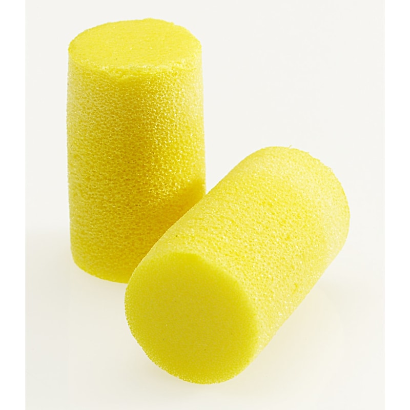 3M E-A-R Classic Uncorded Earplugs, 33 dB, Yellow, 200/Box (310-1101) image 1