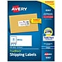 Avery TrueBlock Inkjet Shipping Labels, 2" x 4", White, 500 Labels/Box (8363)~#|#~70C1D7AD-0B47-4EFB-85879845919EECF1_sc7