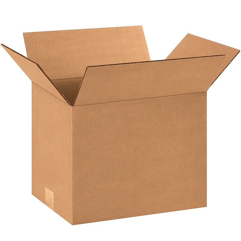 12" x 9" x 9" Shipping Boxes, 32 ECT, 25/Pack (1299) image 1