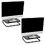 Mind Reader Monitor Stand and Ventilated Desktop Organizer, Black, 2/Pack (2CHORDMON-BLK)~#|#~70CCD56D-64DC-4D0A-B966BF75BF69D080_sc7