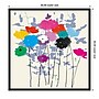 Amanti Art Multicolored Meadow Flowers by Jenny Frean Framed Canvas Wall Art Print, 30" x 30" (A42678027405)~#|#~70D224ED-89EE-4884-81E114BF0EF7FF9E_sc7