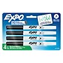 Expo Dry Erase Markers, Ultra Fine Tip, Black, 4/Pack (1871774)~#|#~70D47259-57B0-4F1C-A5AC73C31DA66972_sc7