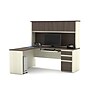 Bestar Prestige Plus 72"W L-Shaped Desk with Hutch and Drawers, Antigua (99872-52)~#|#~70D4D3EA-A4A9-4013-9A66B23C2C7A9E3C_sc7
