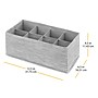 Whitmor 8-Compartment Drawer Organizer, Gray (5455-10947)~#|#~70D6AB52-FCD7-4F05-BBC0B47DF62C4B5F_sc7