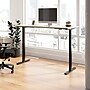 Bush Business Furniture Move 60 Series 72"W Electric Adjustable Standing Desk, Natural Elm/Black Powder Coat (M6S7230NEBK)~#|#~70D8259A-F3F6-4F46-9E329541220BA3AF_sc7