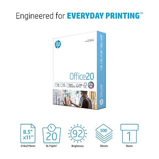 Buy HP Printer Paper, 8.5 x 11 Paper, Premium 24 lb