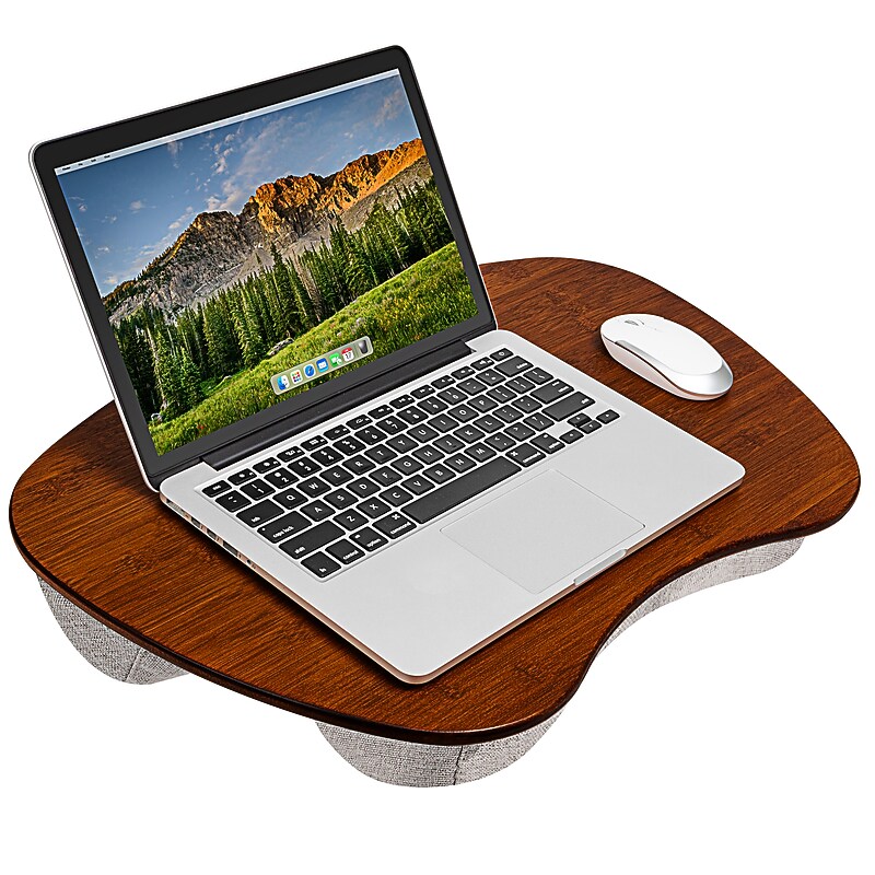 LapGear Bamboo 22.4" x 15.4" x 2.8" Lap Desk, Java image 1