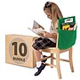 Seat Sack Seat Storage, 18" x 9" x 2.5", Green, 10/Pack (20117BUNDLE)~#|#~70DE307A-43EA-49F9-BABCEC0BE8AB7CD1_sc7