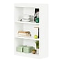 South Shore Axess 3-Shelf Bookcase, Pure White (7250766C)~#|#~70E42415-5E89-4AA8-B76A1F734D4DC44F_sc7