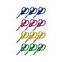 Staples Teacher Pack 5" Kids Pointed Tip Stainless Steel Scissors, Straight Handle, Right & Left Handed, 12/Pack (TR55057)~#|#~70E5AB42-9E78-4CF8-9CF62EC6A140468F_sc7
