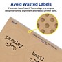 Avery Laser/Inkjet Round Multipurpose Labels, 2.5" Dia., Kraft Brown, 450 Labels/Box (94502)~#|#~70E6E96C-714A-4100-A8CE71149D3EF99B_sc7