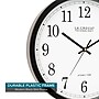 La Crosse Technology Atomic Analog Wall Clock, Plastic, 14"Dia. (WT-3143A)~#|#~70EA7670-EC86-41E0-A7CDB120EAEED1EB_sc7