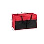 Household Essentials Krush Container Red/Black Poly Cotton Utility Tote, Large (2220-1)~#|#~70ED6268-5D7A-497B-B70AEBA8B83ED7B0_sc7